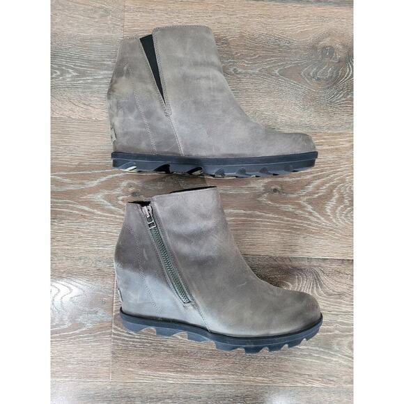 Sorel Women's Gray 11 Joan of Artic Wedge II waterproof Booties Shoe - Picture 2 of 7